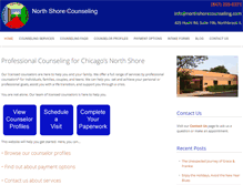 Tablet Screenshot of northshorecounseling.com